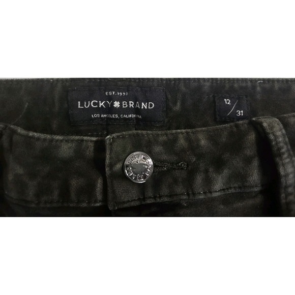 LUCKY BRAND Women's Ava Velvet Super Skinny Stretch Jeans Charcoal Size 12/31 - Picture 2 of 4